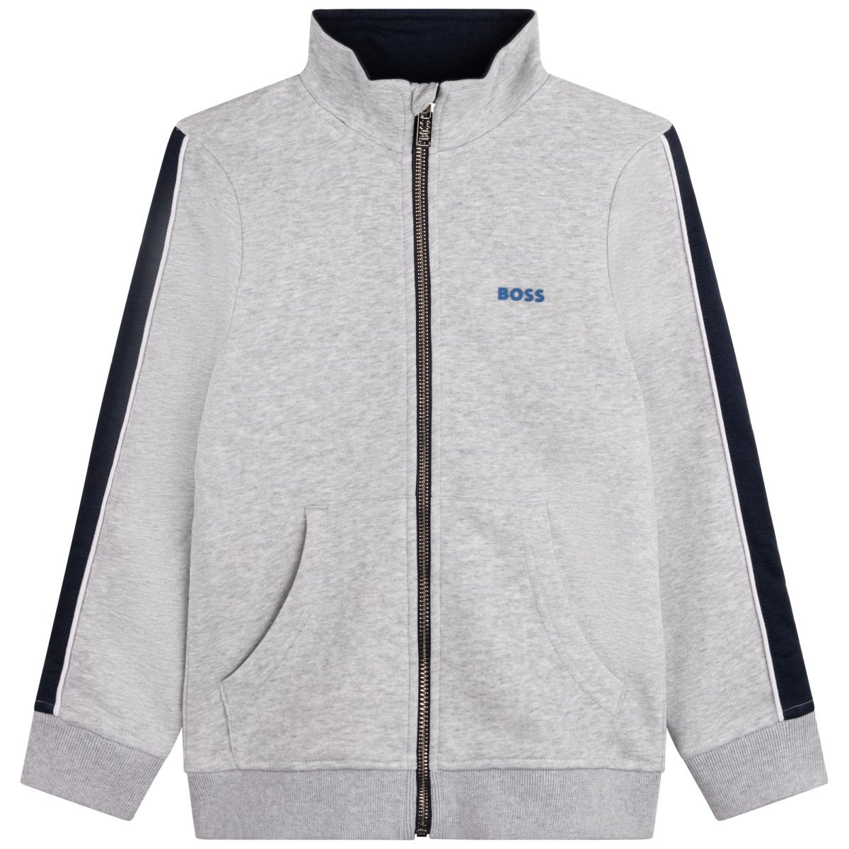 Hugo Boss Boys Zip - Up Track Cardigan _ Grey J25N78 - A32 - NorthBoys