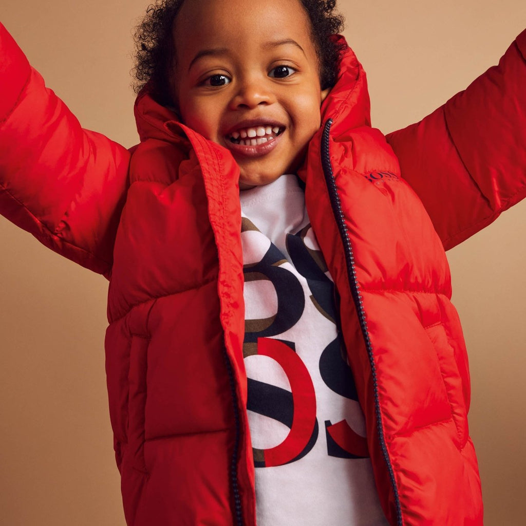 Hugo Boss Toddler Hooded Puffer Jacket J06237 - NorthBoys