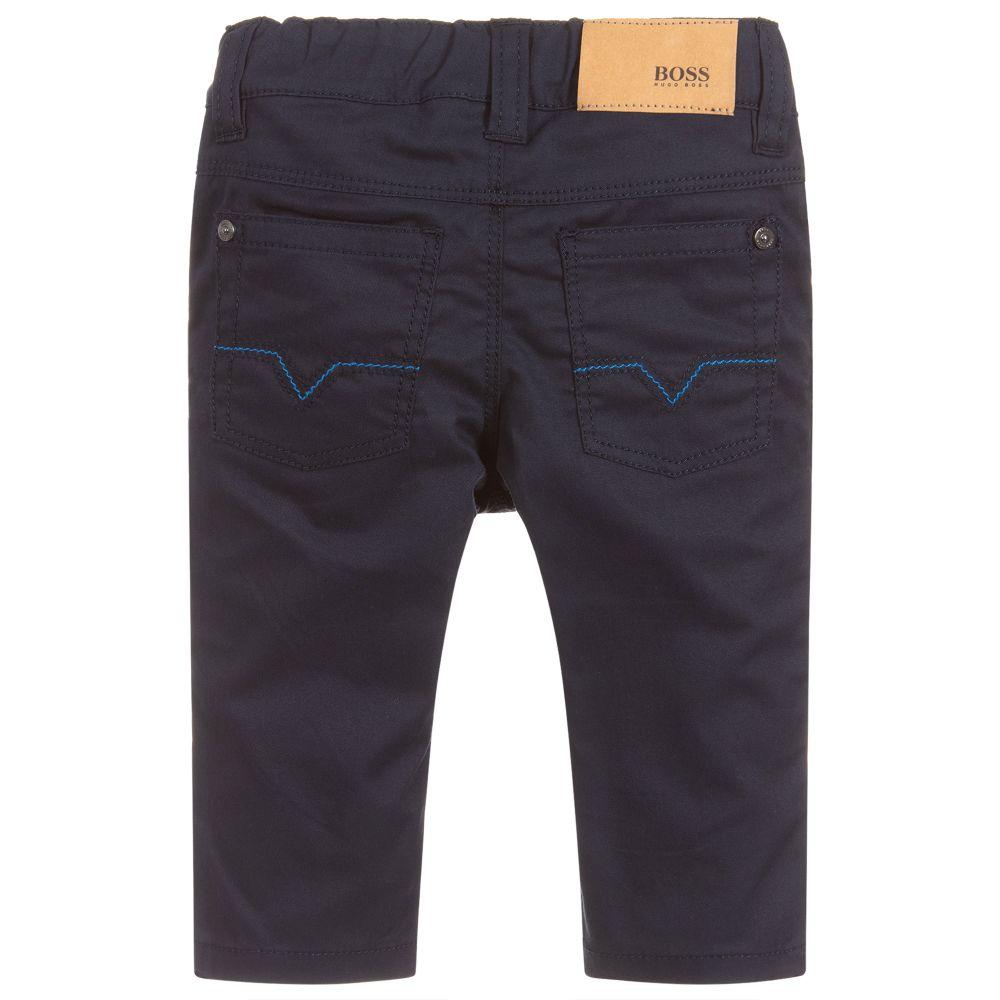 Hugo Boss Toddler Navy Cotton Pant J04328 - NorthBoys