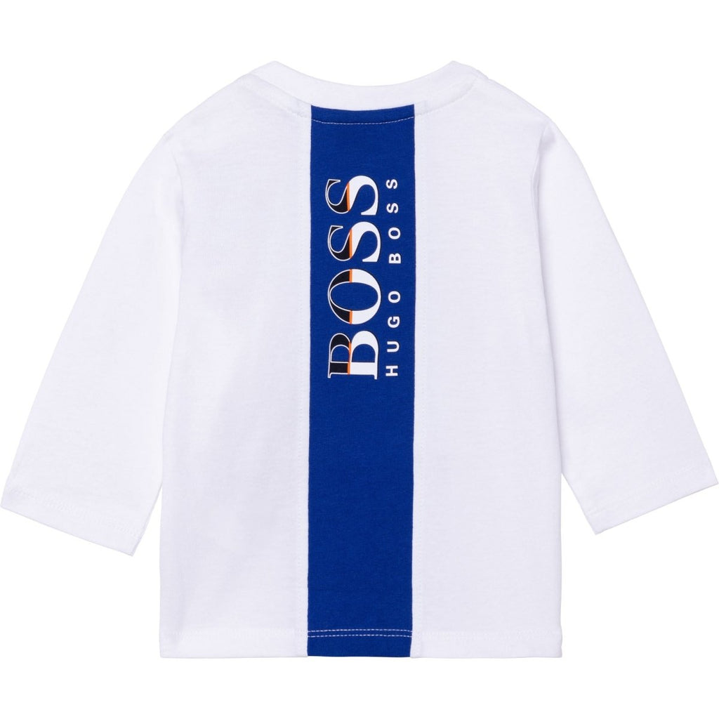 Hugo Boss Toddler T-Shirt with Stripe on Back J05877 - NorthBoys