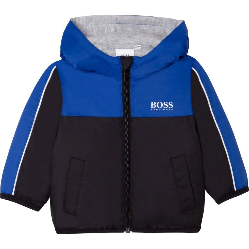 Hugo Boss Toddler Windbreaker Jacket with Logo on Back J06232 - NorthBoys
