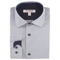Isaac Mizrahi Boys Blue/Navy Grid Dress Shirt - NorthBoys