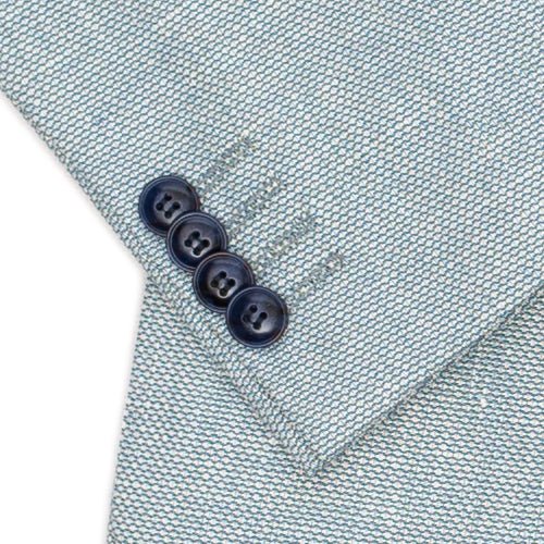 Isaac Mizrahi Boys Slim Fit Linen Birdseye Blazer_Mint BL8243 - NorthBoys