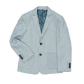 Isaac Mizrahi Boys Slim Fit Linen Birdseye Blazer_Mint BL8243 - NorthBoys