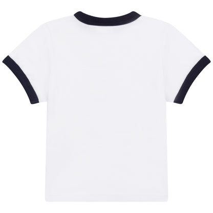 Hugo Boss Toddler T-Shirt w/ Illustration_ White J05913-10B