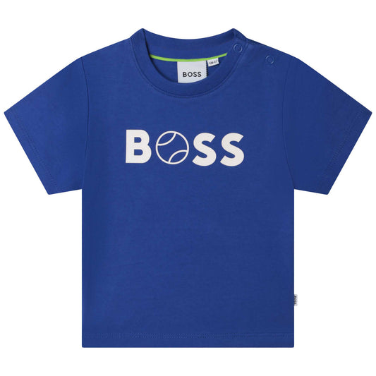 Hugo Boss Baby Tennis T-shirt w/Logo _Blue J05A01-79B