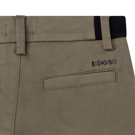 Hugo Boss Boys Cargo Pants _ Green J24764-724