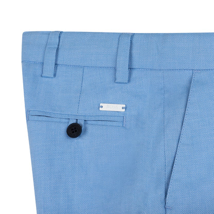 Hugo Boss Boys Oxford 2 Piece Slim Suit_ Pale Blue J26465/J24767-784