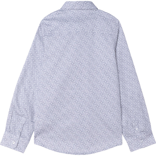 Hugo Boss Boys Printed Dress Shirt J25L87