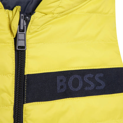 Hugo Boss Boys Down Vest _Yellow J26486-616