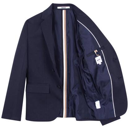 Hugo Boss Boys Slim 2 Piece Suit_Blue J28108-862
