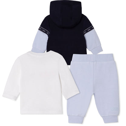 Hugo Boss Baby Boys  T-Shirt+Trousers+Cardigan Set J98330
