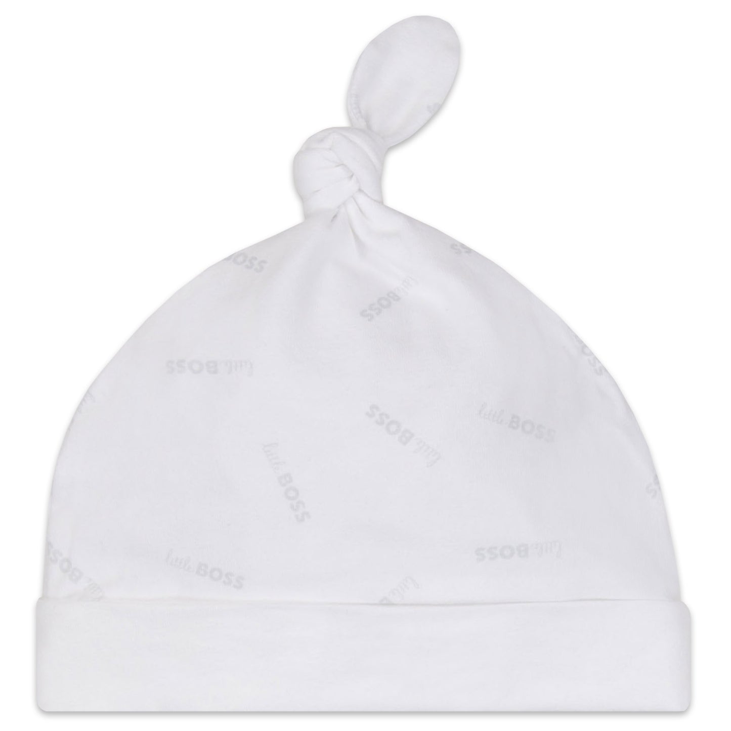 Hugo Boss Baby White Sleeper & Hat Set _ J98379-10B