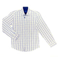 Leo & Zachary Boys Grid Print Dress Shirt - NorthBoys