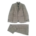 Leo & Zachary Boys Slim Grey Suit Checks 181 SUIT30-NorthBoys