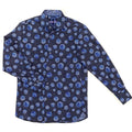Luchiano Visconti Boys Navy Dress Shirt - NorthBoys