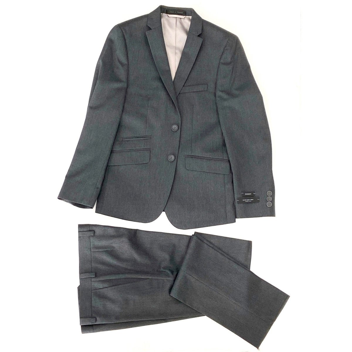 Marc New York Boys Classic Skinny Grey Suit W0015-NorthBoys