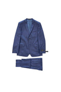 Marc New York Boys Husky Blue Plaid Suit-NorthBoys