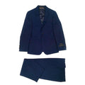 Marc New York Boys Husky Plain Blue Suit WH462-NorthBoys