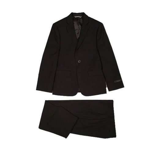 Marc New York Boys Husky Black Suit GWH001-NorthBoys