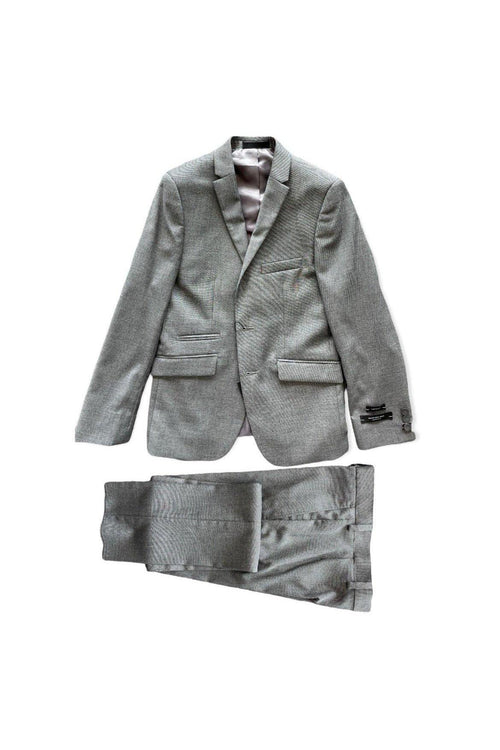 Marc New York Boys Skinny Grey Sharkskin Suit W0680-NorthBoys