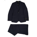 Marc New York Boys Skinny Mini Check Blue Suit W0510-NorthBoys