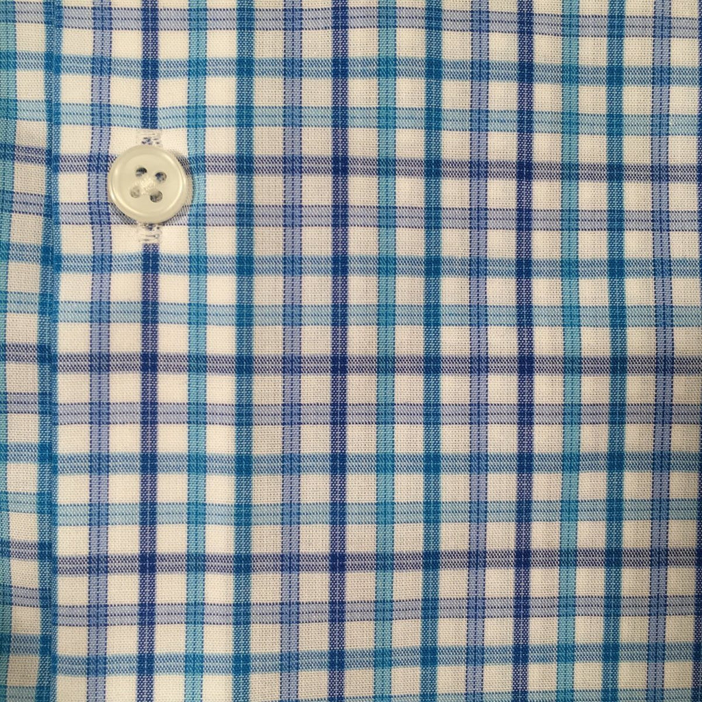 Marc New York Boys Skinny White Check Dress Shirt S0092 - NorthBoys