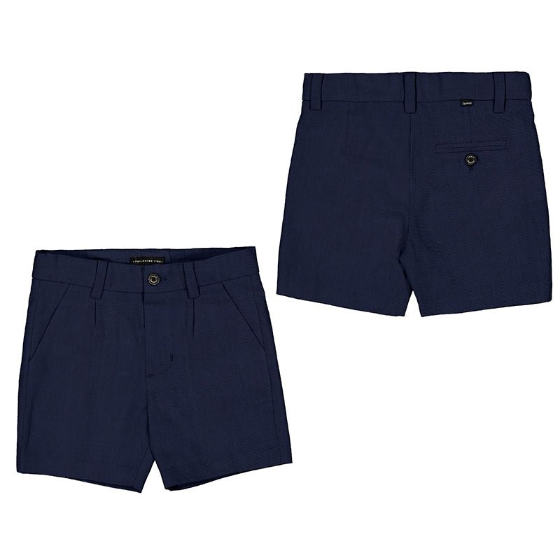 Mayoral Baby Linen Dressy Shorts_Navy 1284 - 82 - NorthBoys