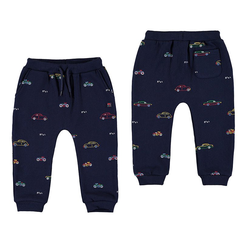 Mayoral Baby Printed Sweatpants _Navy 2530 - 29 - NorthBoys