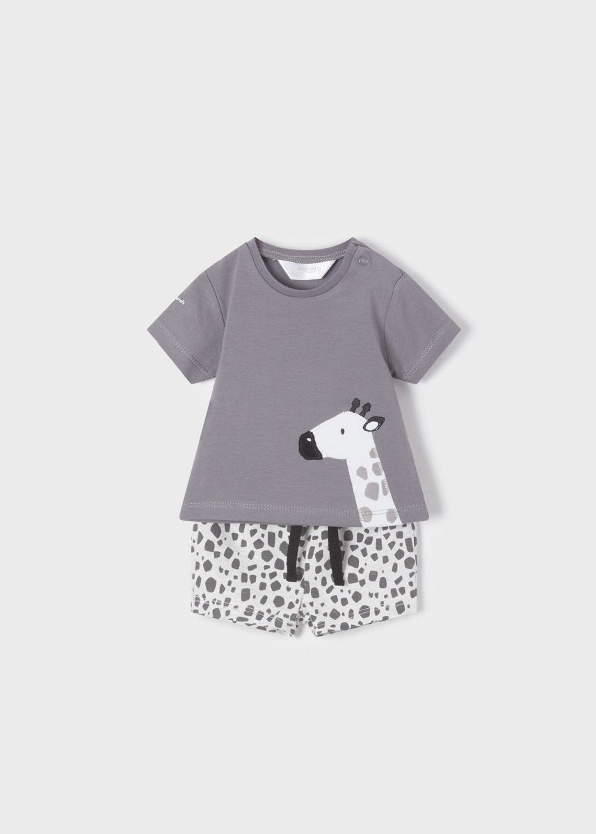 Mayoral Baby Short 4pc Set_ Grey 1651 - 88 - NorthBoys