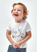 Mayoral Baby T-Shirt w/Print _White 1004 - 36 - NorthBoys