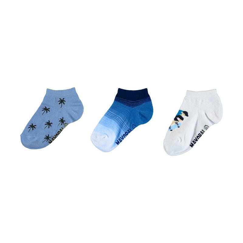 Mayoral Mini 3pc Short Sock Set_ Aqua 10228 - 64 - NorthBoys