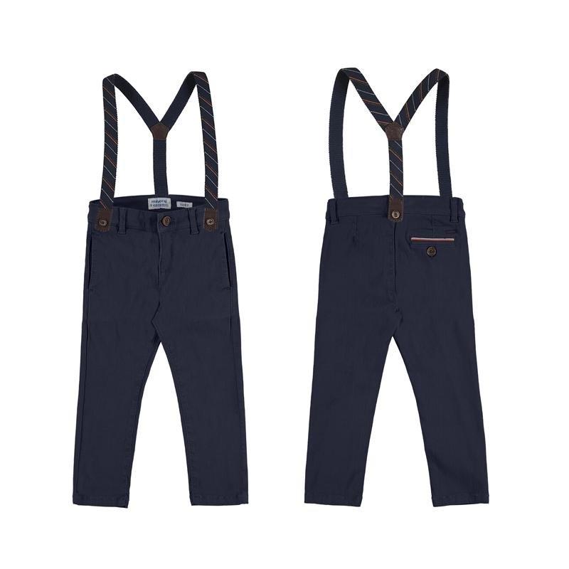 Mayoral Mini Pique Pants with Suspenders 4.522 - NorthBoys