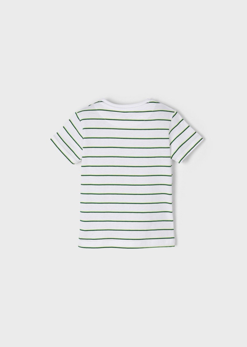 Mayoral Mini T-Shirt w/Stripes _White 3004 - 43 - NorthBoys