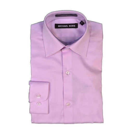 Michael Kors Boys Pink Cotton Dress Shirt - NorthBoys