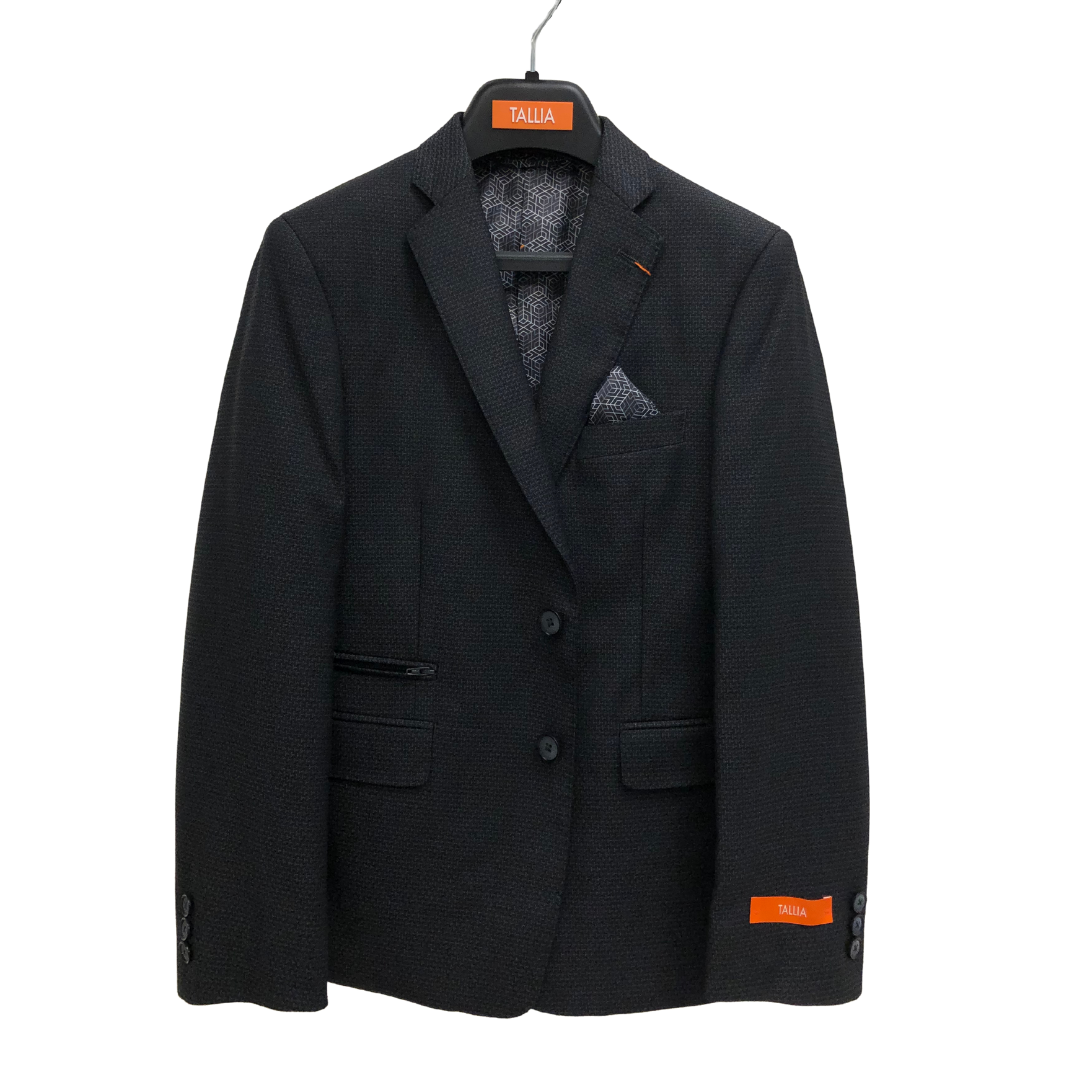 Tallia Boys Dark Grey Neat Sports Jacket