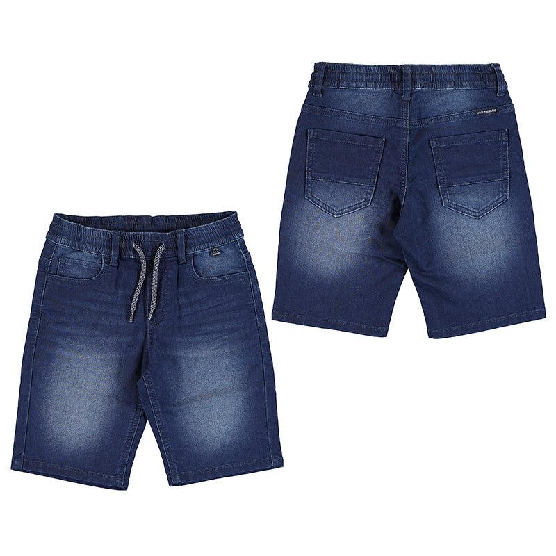 Nukutavake Bermuda Soft Denim Shorts _Medium Blue 6213 - 65 - NorthBoys
