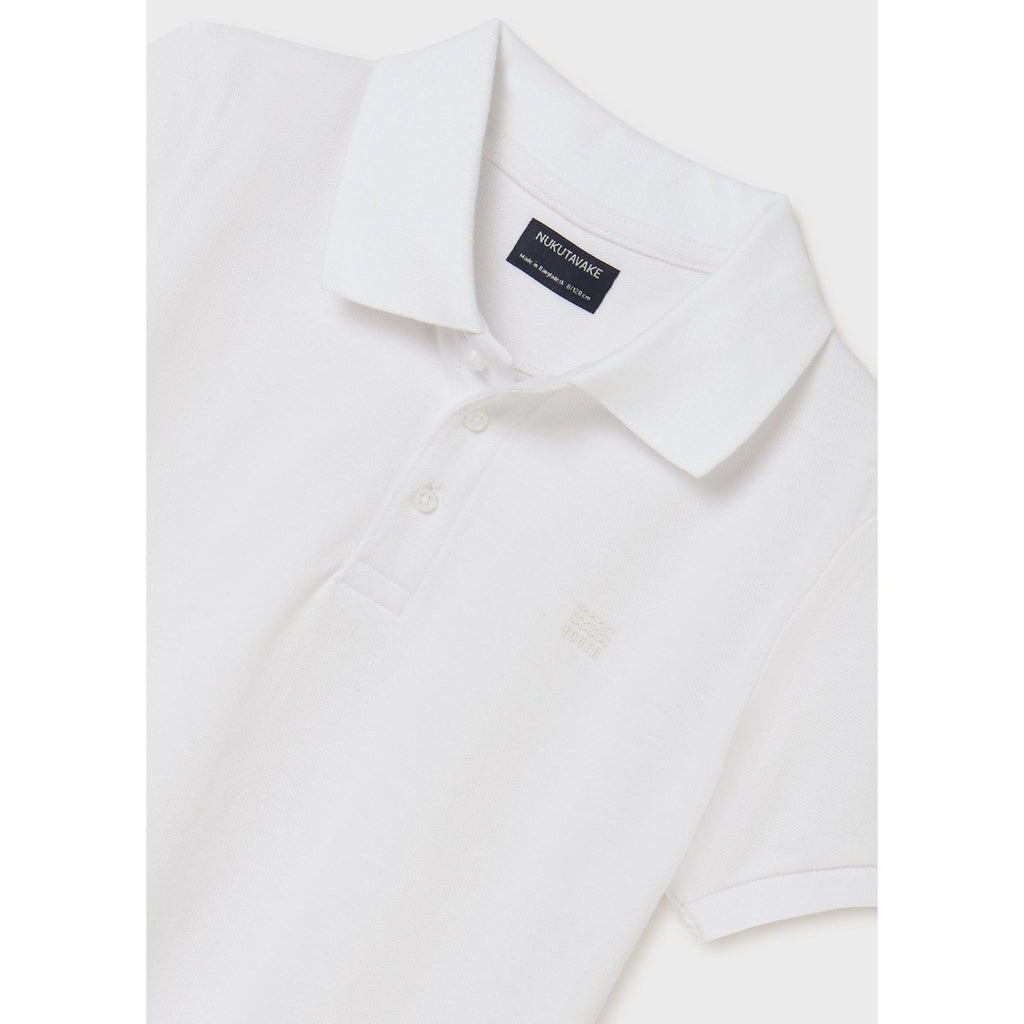 Nukutavake Boys Basic Short Sleeve Polo _White 890 - 28 - NorthBoys