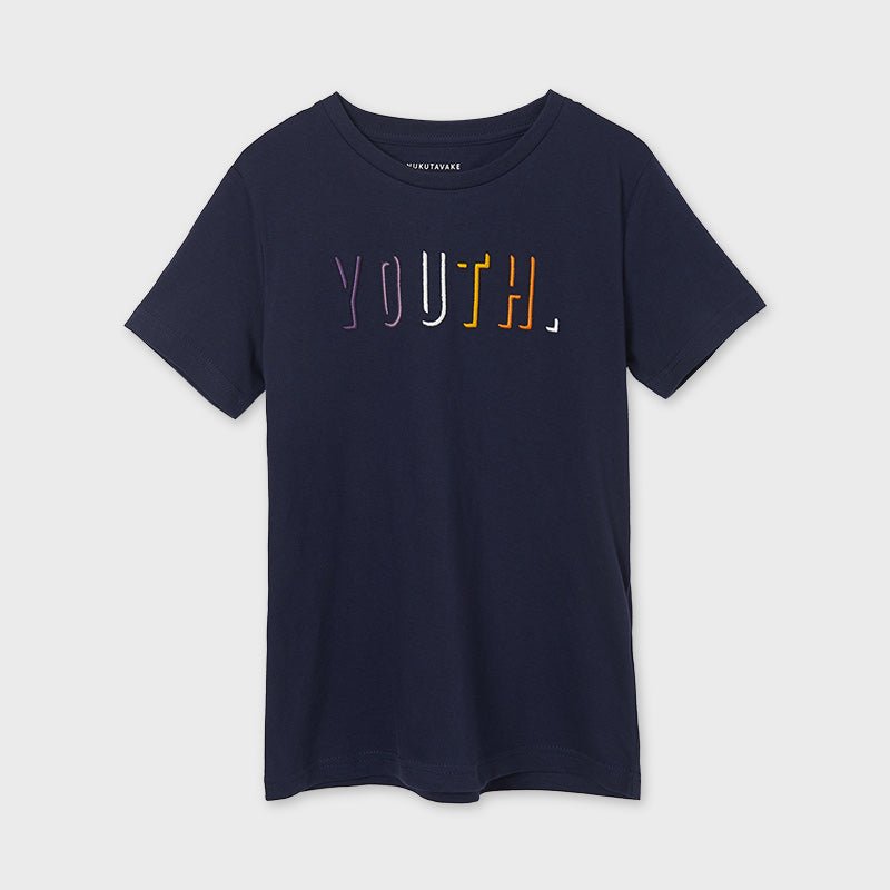 Nukutavake Boys Navy "Youth" T-Shirt - NorthBoys