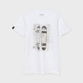 Nukutavake Boys White Skateboard T-Shirt - NorthBoys