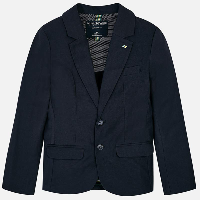 Nukutavake Navy or Printed Linen Blazer 6421 - NorthBoys
