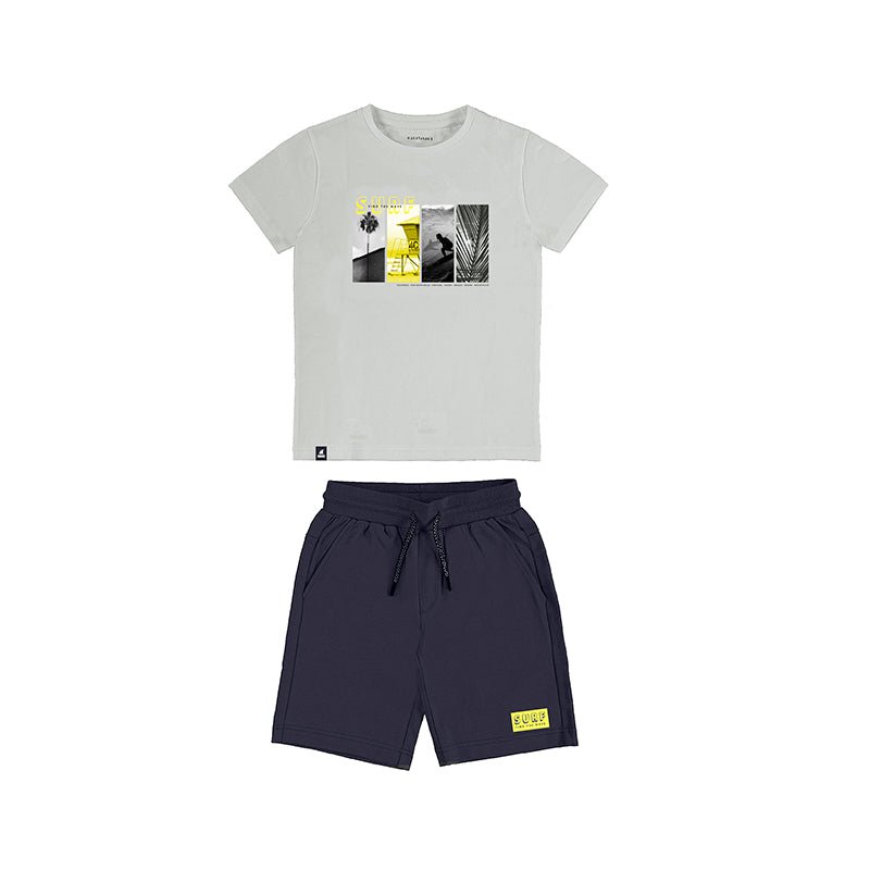 Nukutavake Shirt & Short Set _Navy 6638 - 81 - NorthBoys