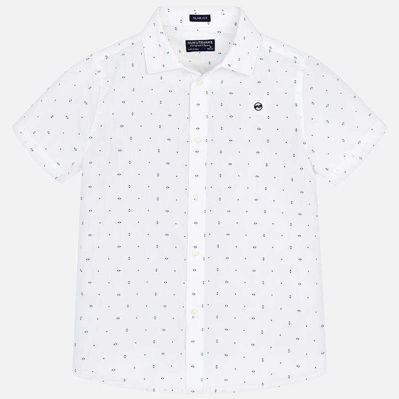 Nukutavake Short Sleeve White, Navy or Aqua Cotton Shirt 6126 - NorthBoys
