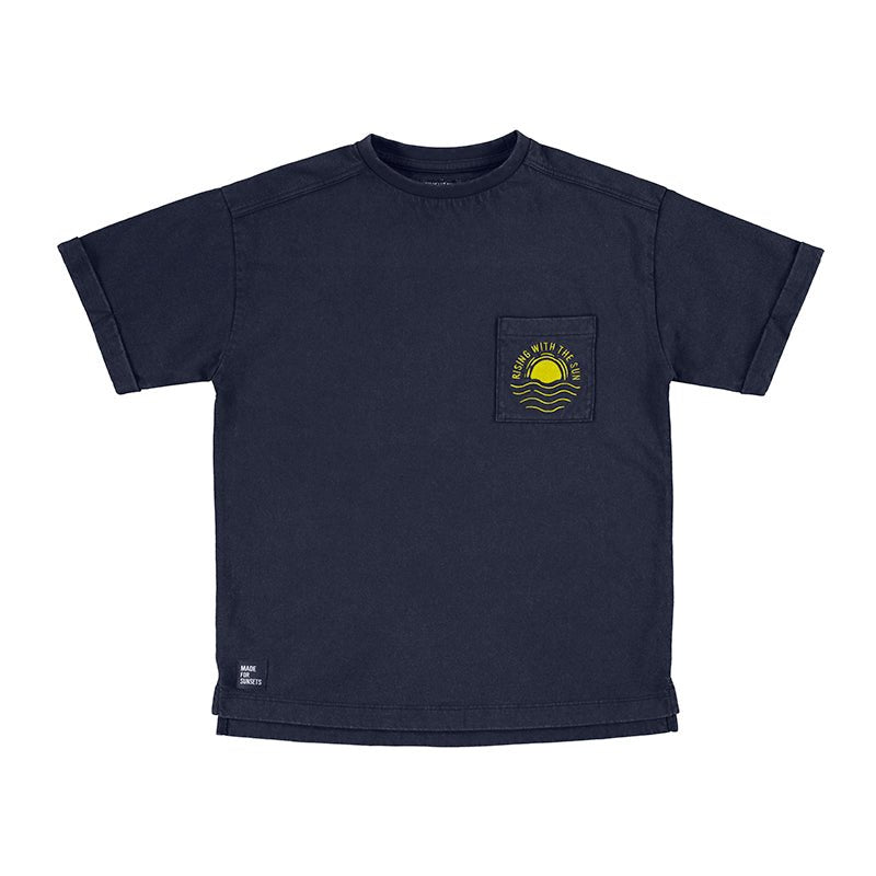 Nukutavake T-Shirt w/Sun Graphic _Navy 6018 - 11 - NorthBoys