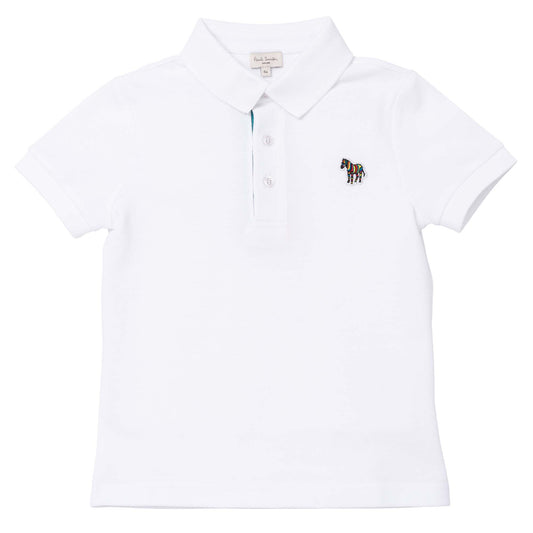 Paul Smith Jr Boys s/s Polo_White P25702