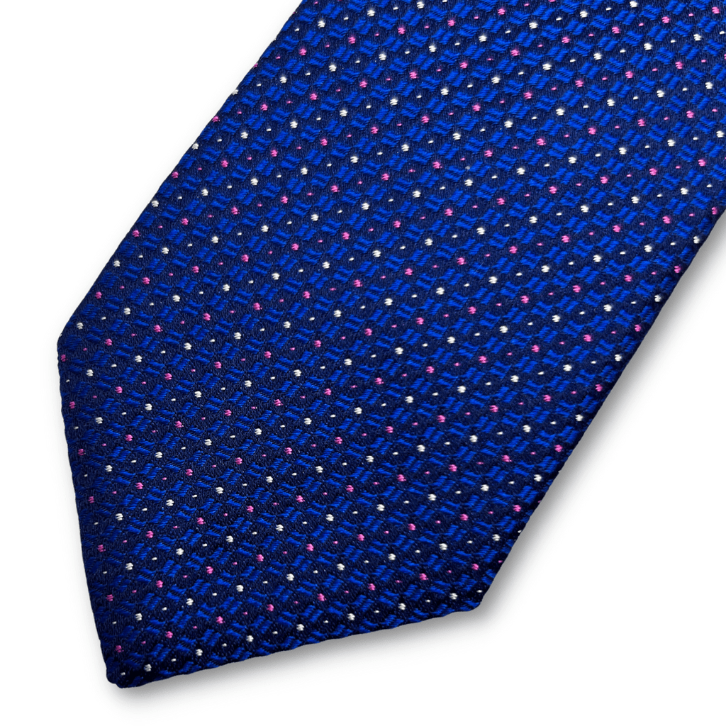 Paul Lawrence Boys Italian Silk Tie _Dark Blue 108 - 1 - NorthBoys
