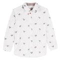Paul Smith Jr Boys Dress Zebra Motif Shirt 192 5P12552 - NorthBoys