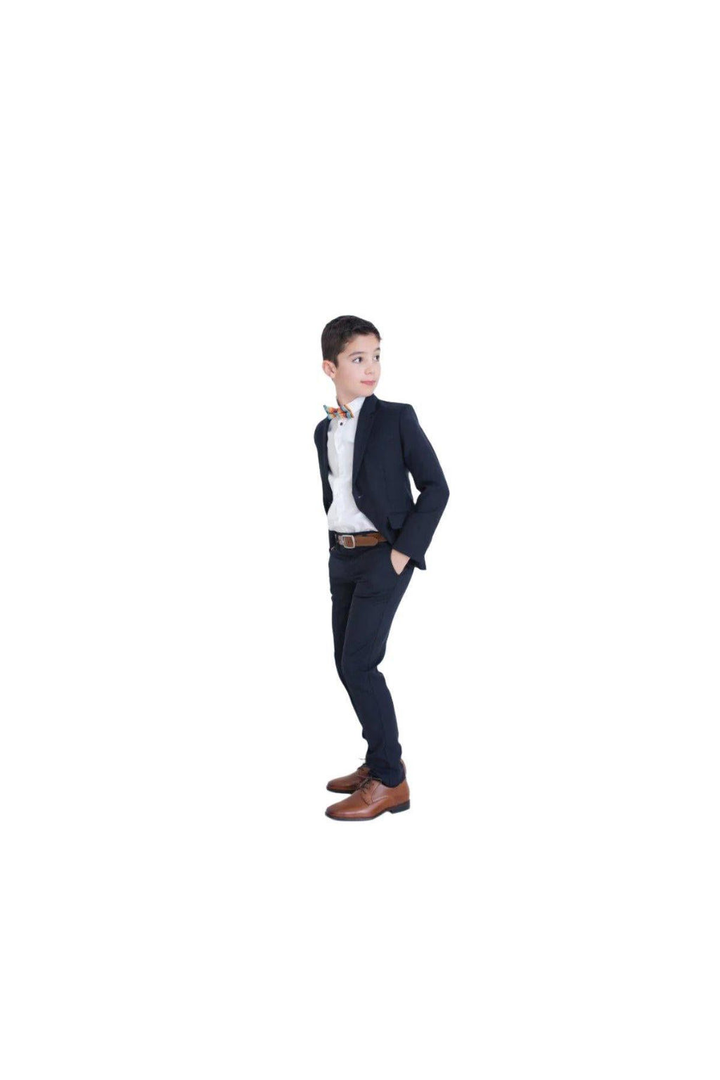Paul Smith Jr Navy Wool Slim Suit-NorthBoys