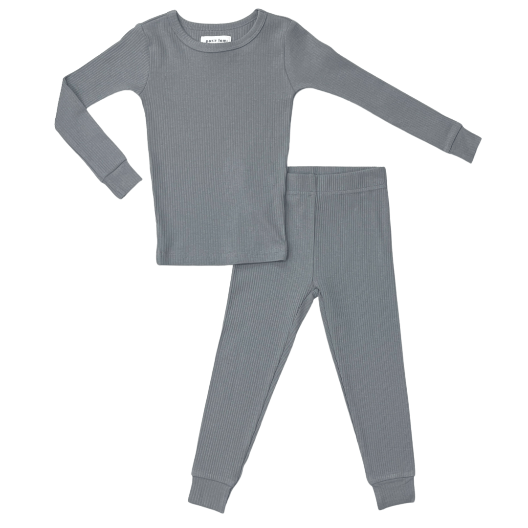 Petit Lem 2pc PJ Set _Grey 22FRS28426K - 903 - NorthBoys