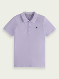Scotch & Soda Boys Short Sleeve Pique Polo _Lilac 170570 - NorthBoys